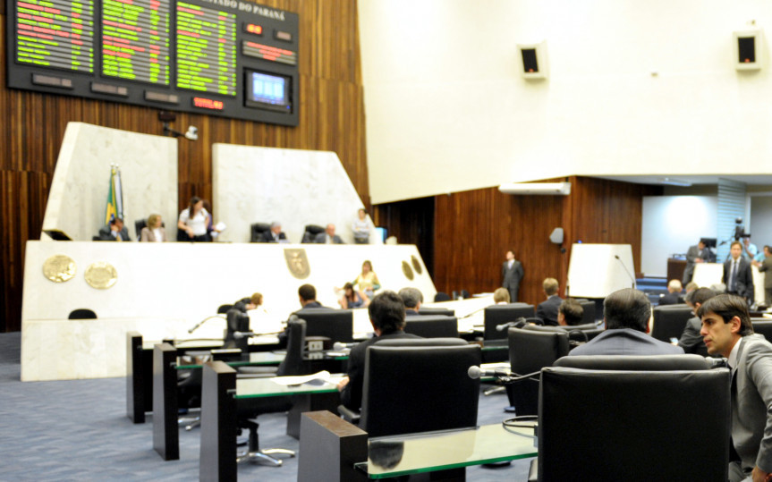 Plenário da Assembleia Legislativa do Paraná.