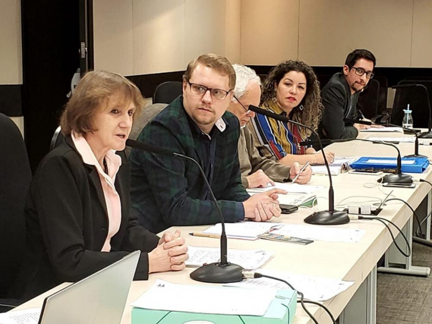 A deputada Luciana Rafagnin representou a CRIAI na reunião ordinária do Conselho Estadual dos Direitos dos Idosos.