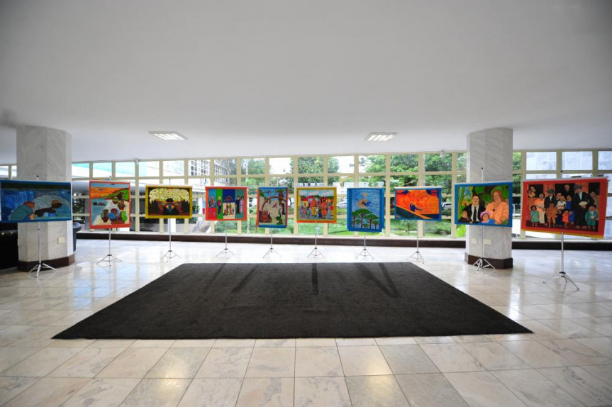 Exposição Arte em Direitos Humanos e Cidadania.