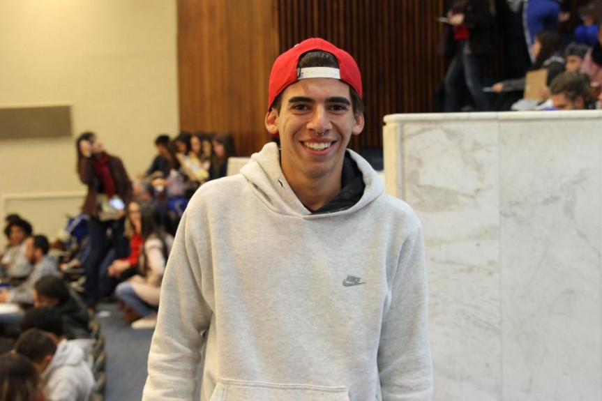 Matheus de Freitas Alessi, estudante.