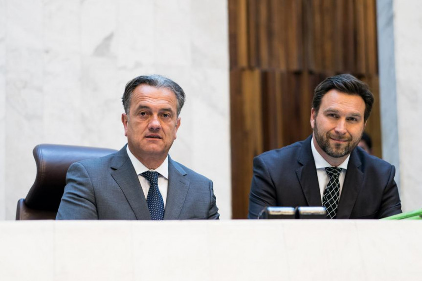 Deputados Plauto Miró Guimarães Filho (DEM) e Marcio Pauliki (PDT).