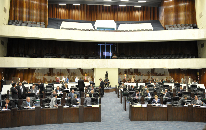 Plenário da Assembleia Legislativa do Paraná.