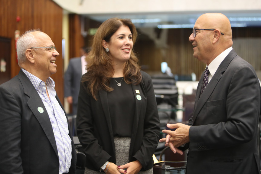 O horário do grande expediente da sessão foi utilizado para a apresentação do Projeto de Irrigação Noroeste.