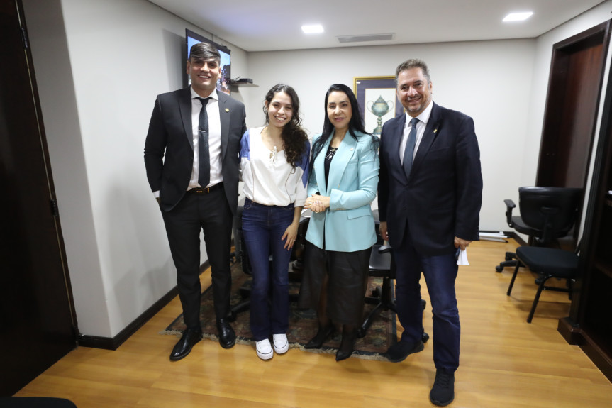 Participaram do encontro os deputados Samuel Dantas (PROS), Ana Júlia (PT), Cantora Mara Lima (Republicanos) e Gilson de Souza (PL).