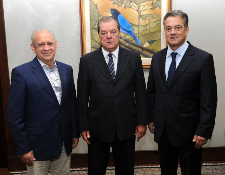 Pres Ademar Traiano, Caíto Quintana e dep Plauto Miró (Ouvidoria)