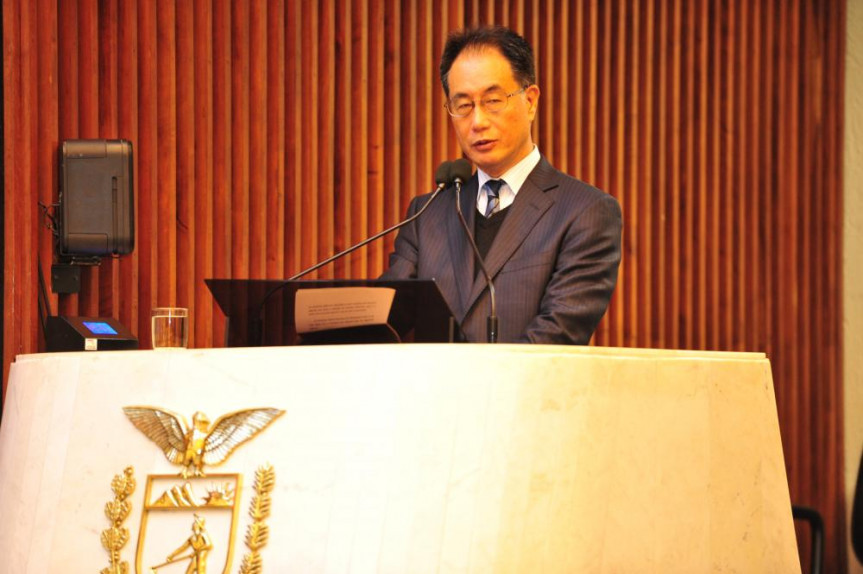 Toshio Ikeda, cônsul-geral do Japão.
