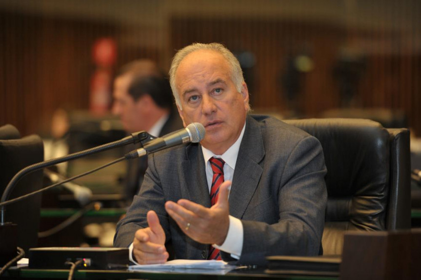 Deputado Luiz Eduardo Cheida (PMDB) durante a sessão plenária desta terça-feira (20). 