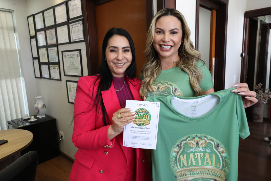 Foi dada a largada para a campanha de natal da Assembleia Legislativa do Paraná.