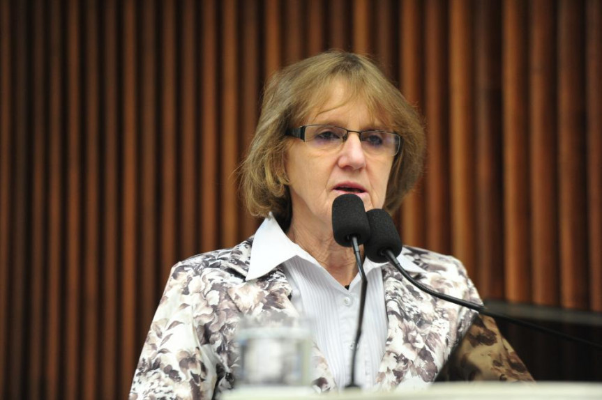 Deputada Luciana Rafagnin (PT), líder do Bloco Parlamentar da Agricultura Familiar.