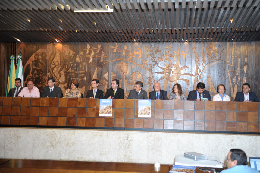 Audiência pública promovida hoje na Alep para discutir a implementação de defensoria pública no Paraná