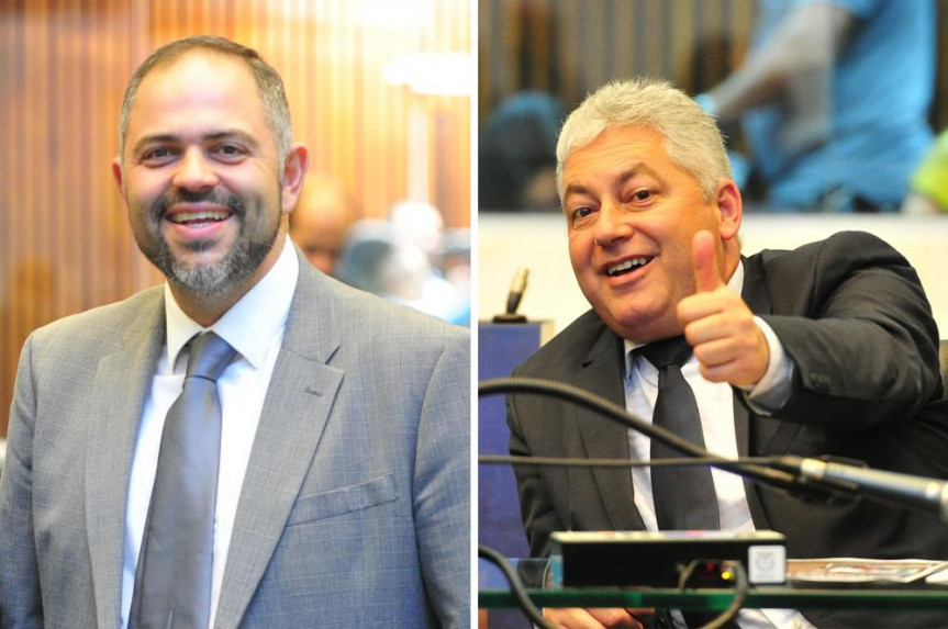 Deputado Artagão de Mattos Leão Júnior (PSB) e deputado Douglas Fabrício (PPS).