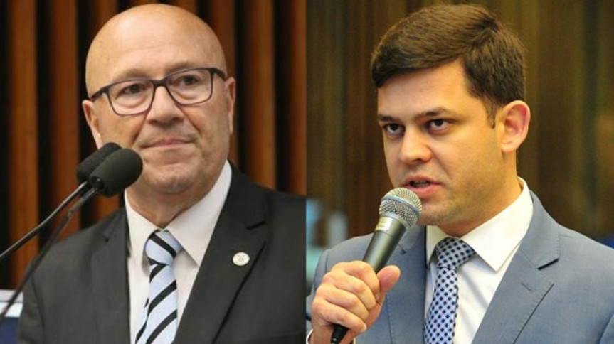 Deputados Luiz Claudio Romanelli (PSB) e Tião Medeiros (PTB).