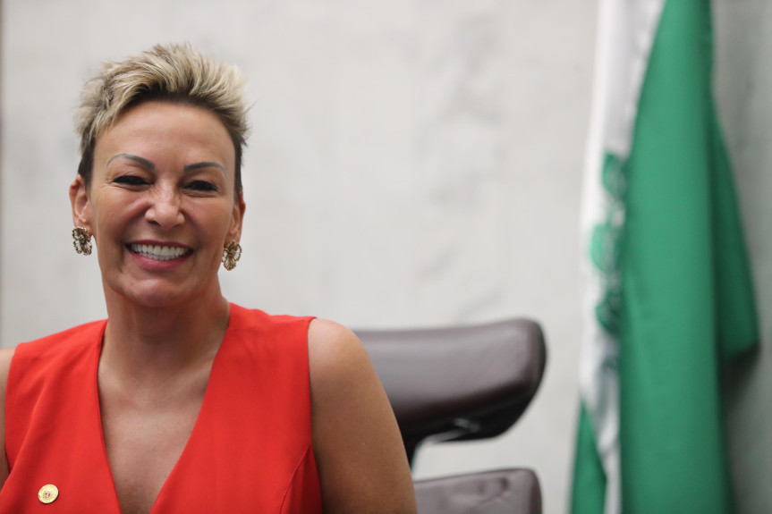 A deputada e Procuradora Especial da Mulher da Assembleia Legislativa do Paraná, Cloara Pinheiro, expressa sua gratidão pela sanção da Lei e destaca a importância dessa legislação na promoção de um diálogo aberto sobre a saúde mental materna.