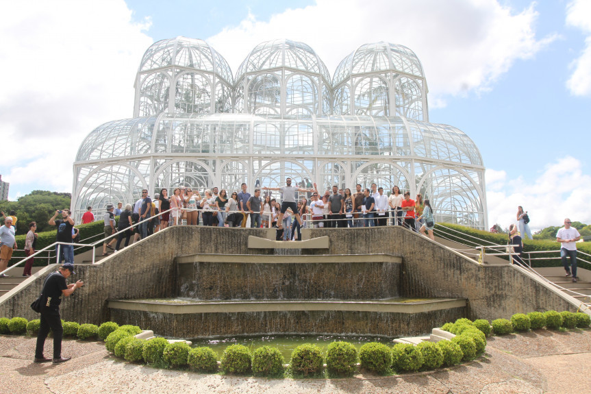 A visita aos principais pontos turísticos de Curitiba esteve no roteiro dos participantes da Caravana da Cidadania.