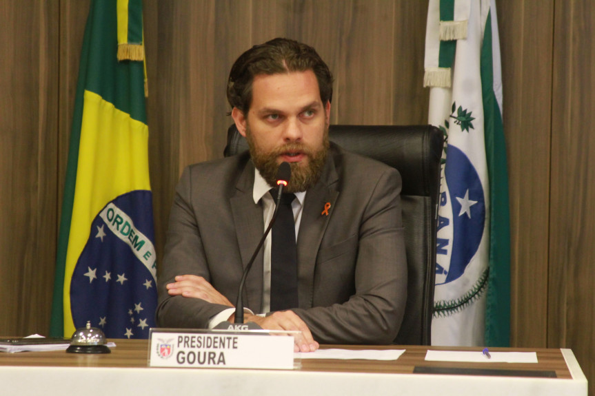 Deputado Goura (PDT), presidente da Comissão de Ecologia, Meio Ambiente e Proteção aos Animais da Assembleia Legislativa do Paraná.