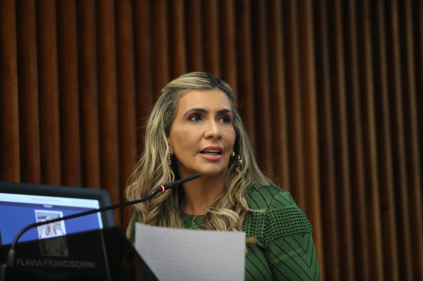 “Quem quer que o PL da Censura vire Lei no Brasil, simplesmente tem um lado, e esse lado não é o da livre opinião”, disse Flávia.