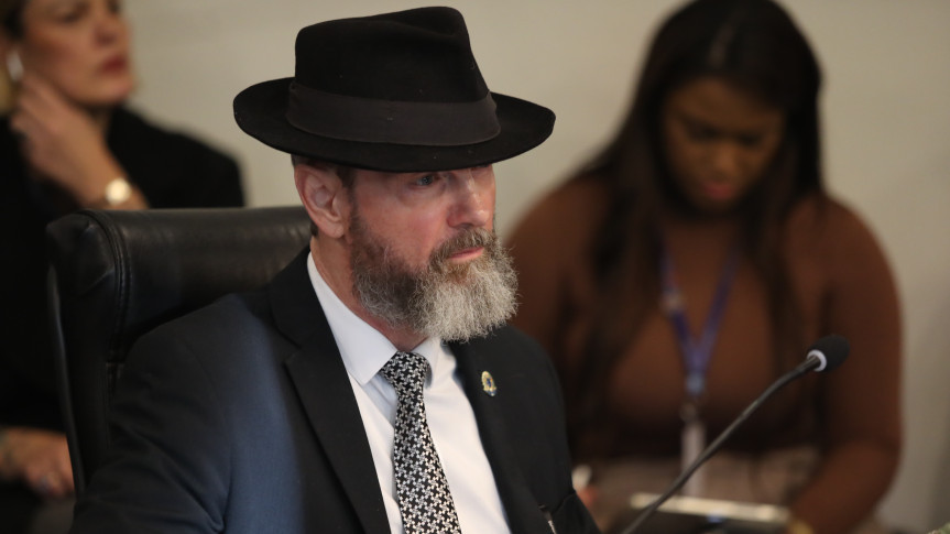 Deputado Tito Barichello (União), líder do Bloco Parlamentar Temático da Segurança Pública da Assembleia Legislativa do Paraná.