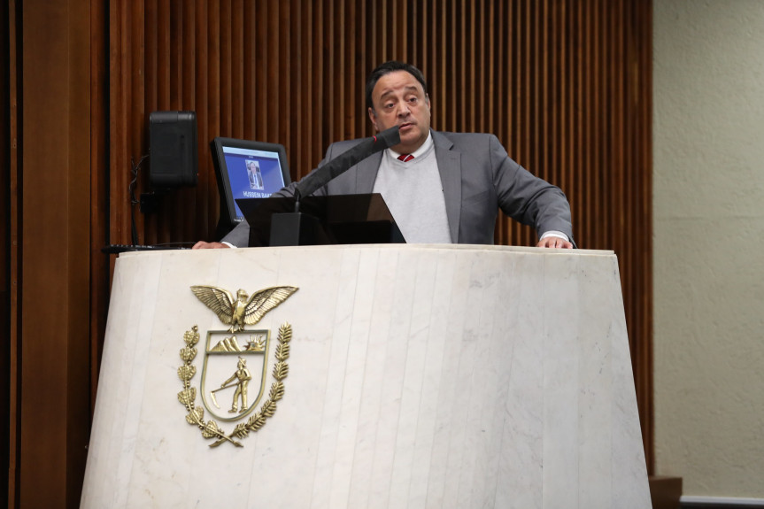 Deputado Hussein Bakri (PSD), líder do Governo na Assembleia Legislativa do Paraná.