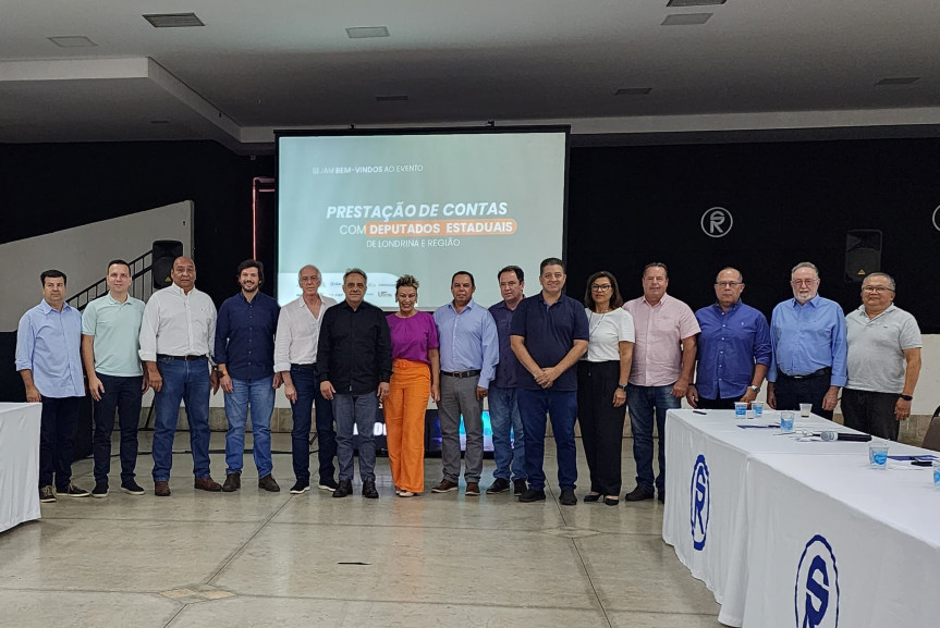 A 2ª Edição Prestação de Contas com deputados de Londrina e Região, foi realizada na Sociedade Rural do Paraná para debater assuntos como o ICMS Paraná Inovador, ou ICMS Tecnológico, e o Contorno Leste de Londrina.