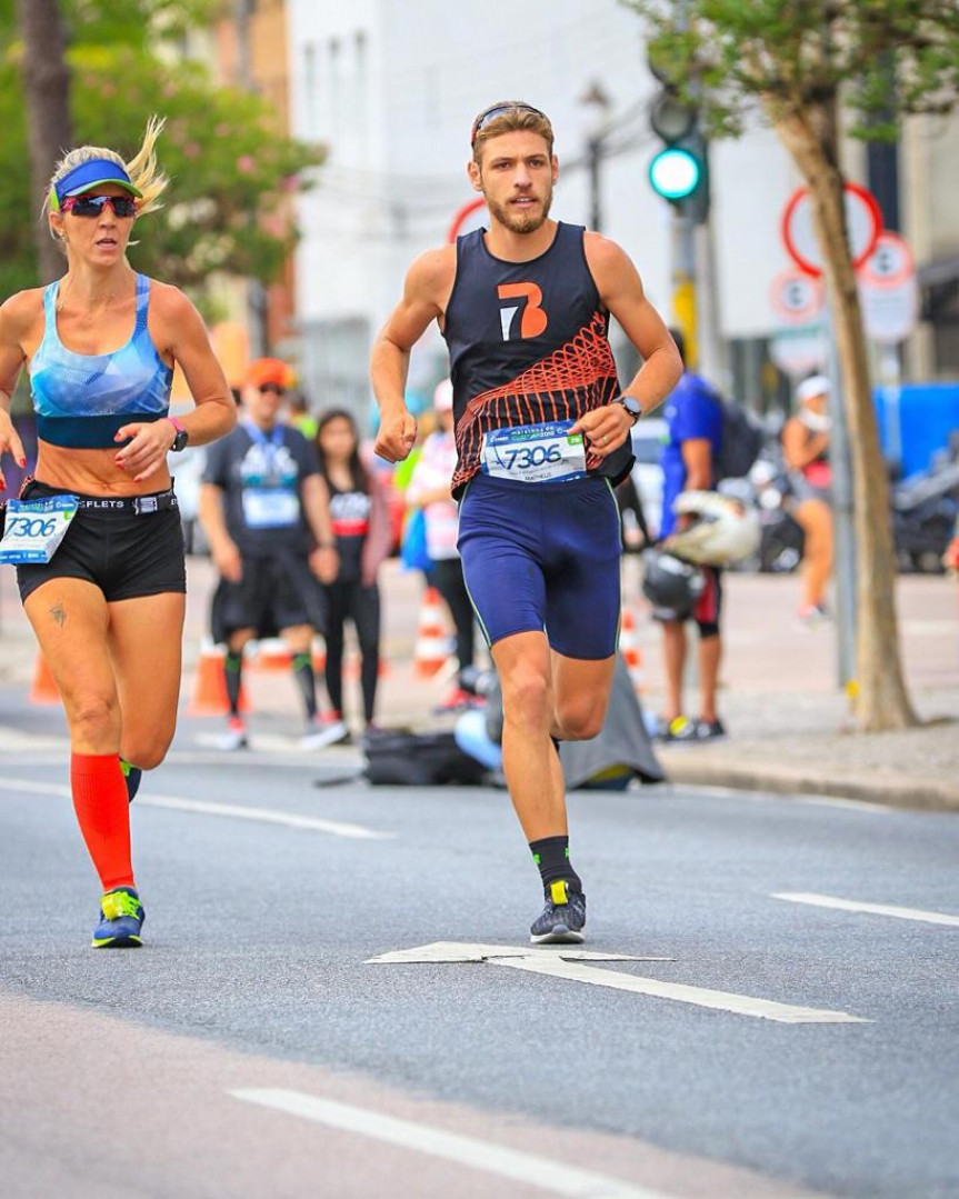 Borrasca e seu mais importante companheiro de corrida : seu filho