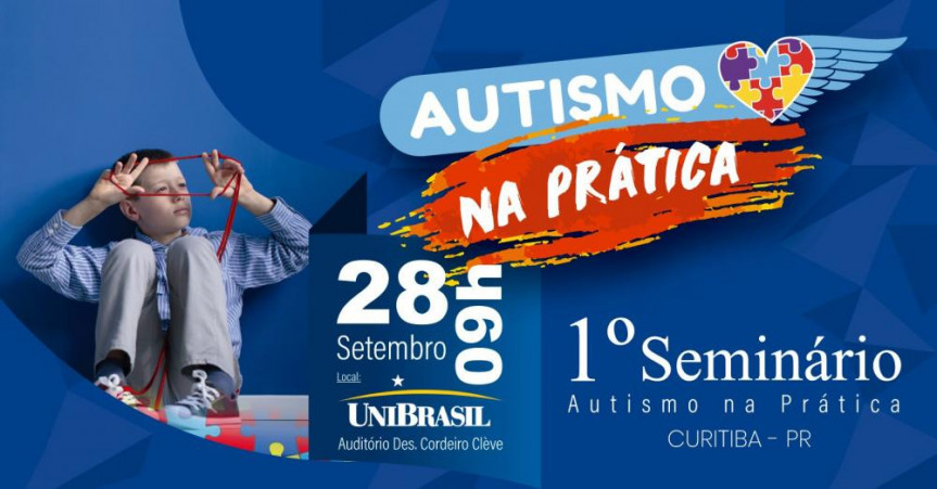 1º Seminário Autismo na Prática é voltado para a sociedade, os pais e profissionais que atuam na área. 