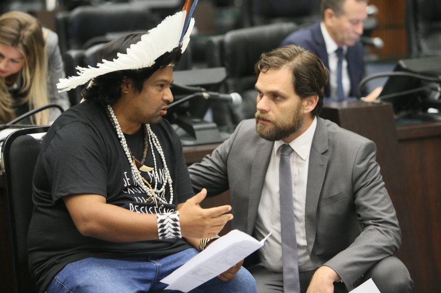 Em março deste ano, o deputado Goura já abriu espaço para os povos indígenas durante a sessão plenária para falar municipalização da Saúde.