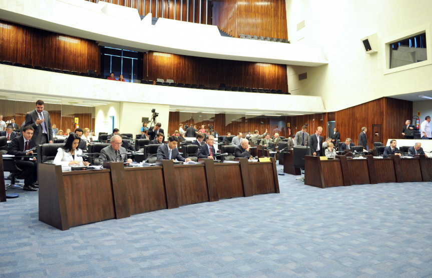 Plenário da Assembleia Legislativa do Paraná.