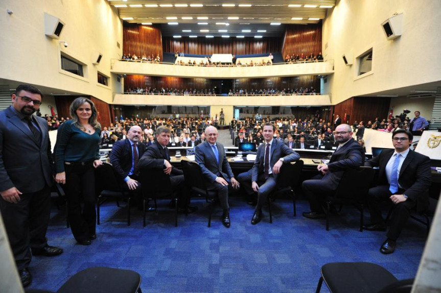 Treinamento para o Parlamento Universitário que aconteceu em outubro de 2017.