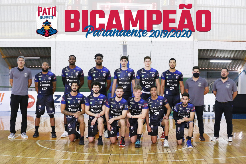 Bicampeão paranaense, Pato Basquete receberá homenagem da Assembleia Legislativa do Paraná.