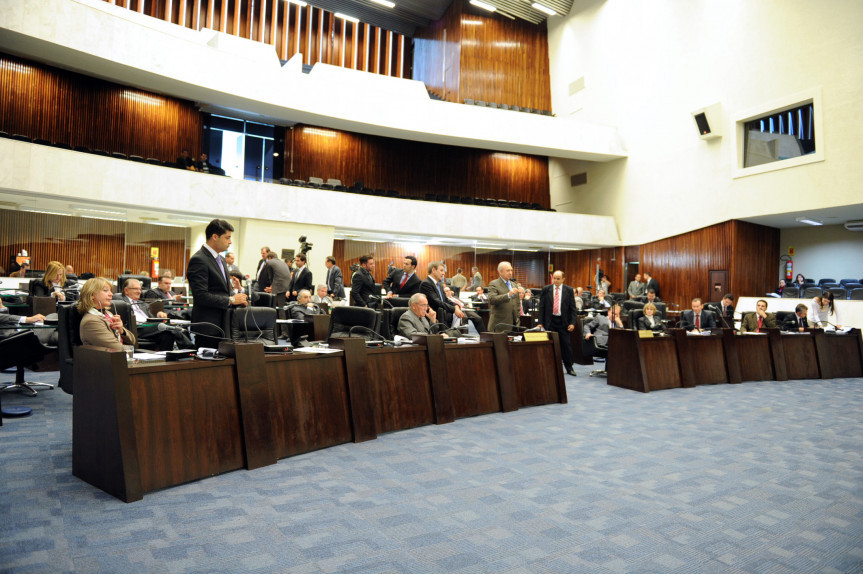 Plenário da Assembleia Legislativa do Paraná.