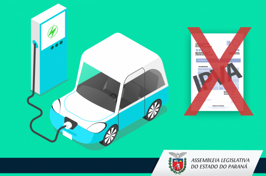 Veículos elétricos terão isenção de IPVA no Paraná.