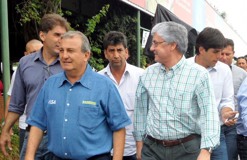 Presidente do Legislativo, deputado Valdir Rossoni (PSDB), juntamente com os deputados que representam a região Oeste participam do Show Rural, em Cascavel.