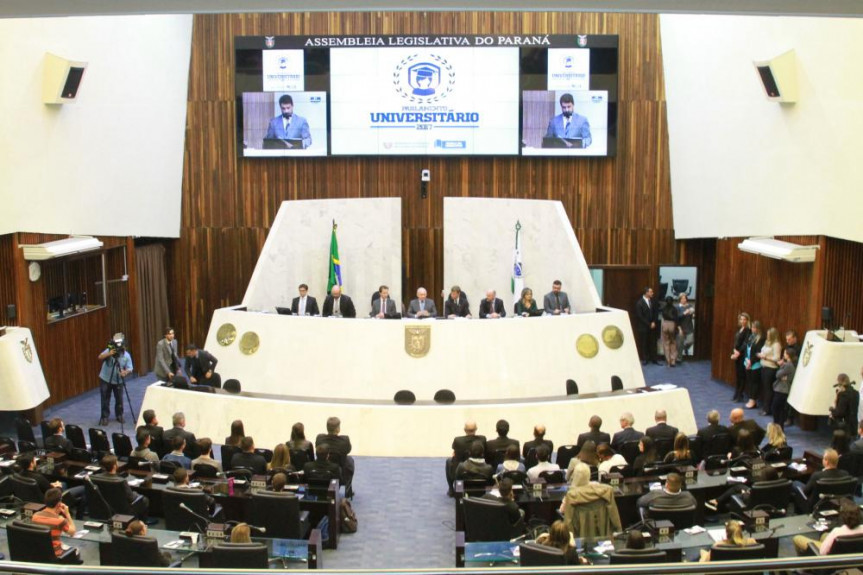 Parlamento Universitário 2017.