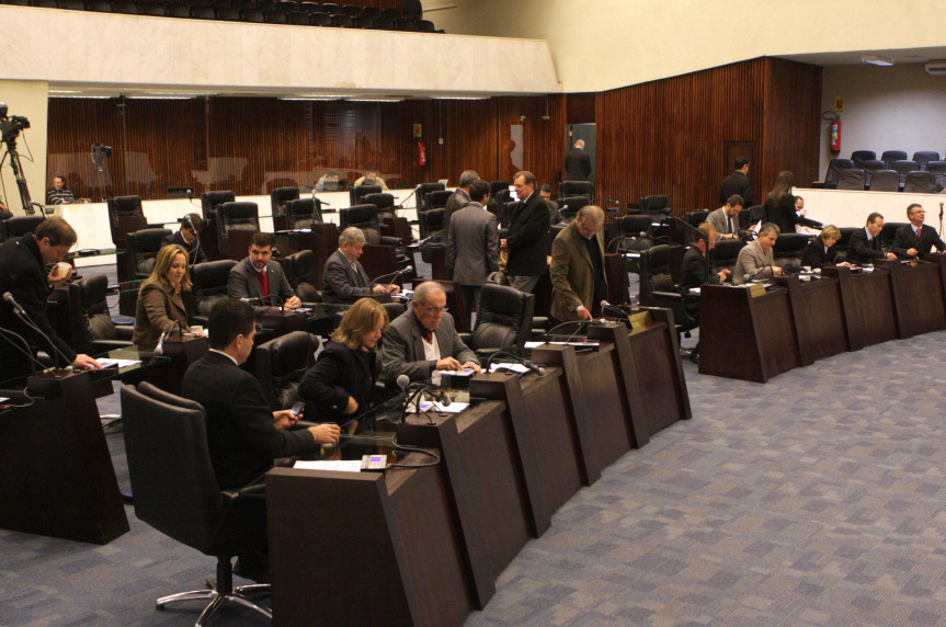 Deputados durante a votação da Ordem do Dia.