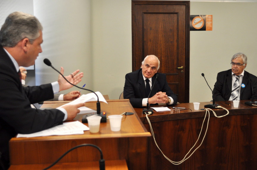 Ex-procuradores jurídicos da Administração dos Portos de Paranaguá e Antonina (APPA), Benedito Nicolau dos Santos, e Maurício Vítor de Souza, prestam depoimentos na CPI dos Portos.