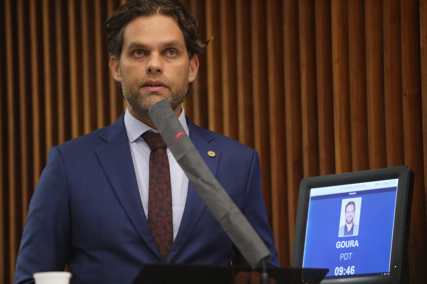 Deputado Goura (PDT), presidente da Comissão de Ecologia, Meio Ambiente e Proteção aos Animais da Assembleia Legislativa do Paraná.