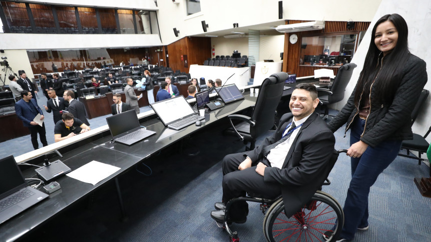 A sensibilização sobre o tema da acessibilidade ganhou força durante o PU graças à participação do estudante Rodrigo Amoedo, da UniEnsino, que é tetraplégico.