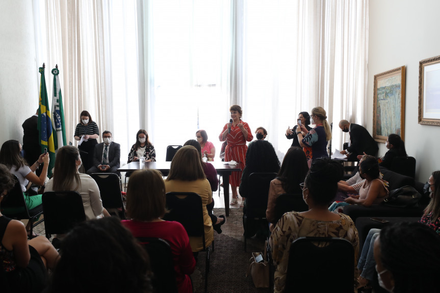 Reunião da Procuradoria Especial da Mulher debateu formas de incentivar a participação das mulheres na política.