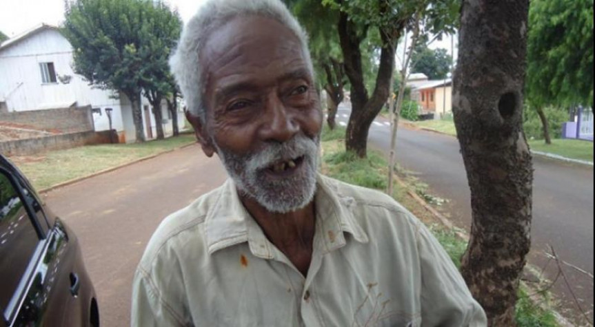 Sebastião Batista dos Santos, de 120 anos, um dos homens mais velhos do mundo.