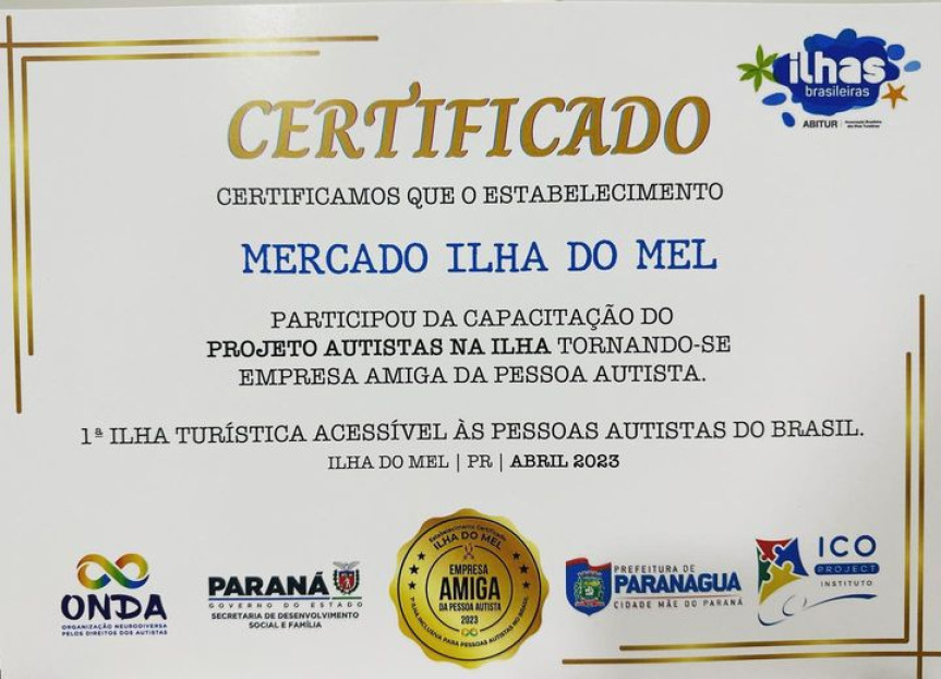 O projeto foi inspirado na Ilha do Mel, a primeira ilha inclusiva para pessoas autistas do Brasil.