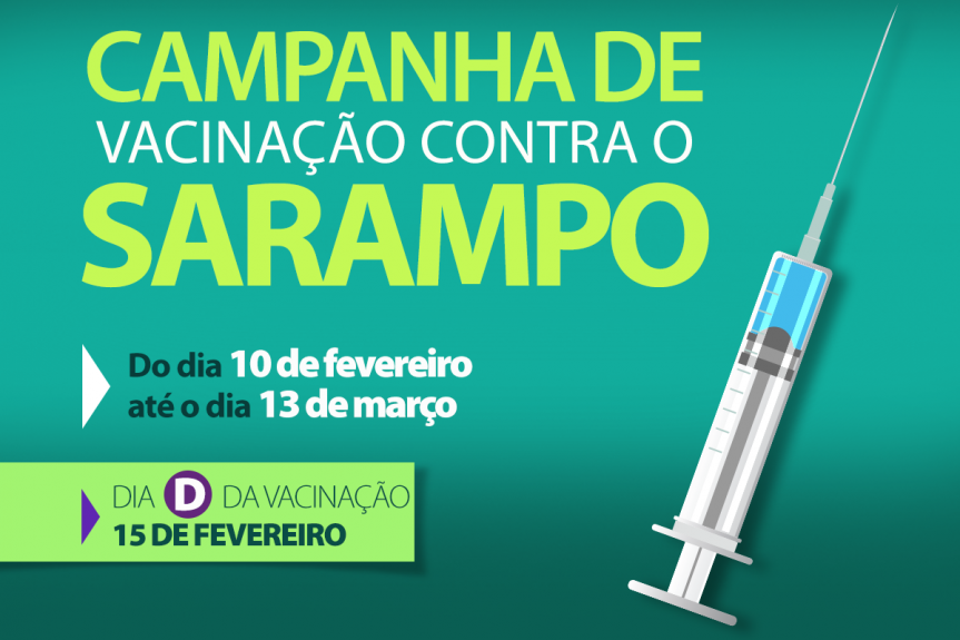 Campanha de vacinação contra o Sarampo