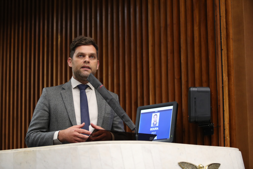 Deputado Goura (PDT), presidente da Comissão de Ecologia, Meio Ambiente e Proteção aos Animais da Assembleia Legislativa do Paraná.