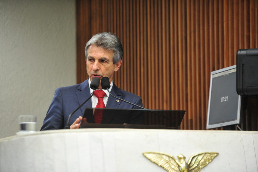 Deputado Tadeu Veneri (PT),  líder da Oposição na Assembleia