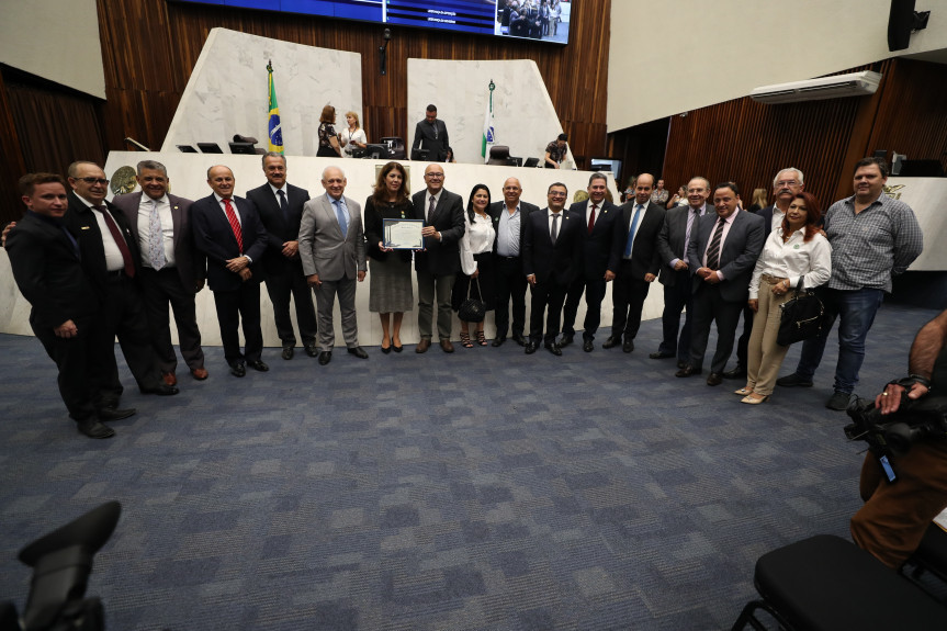 O horário do grande expediente da sessão foi utilizado para a apresentação do Projeto de Irrigação Noroeste.