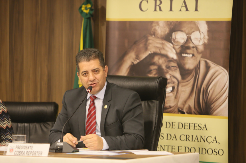 Deputado Cobra Repórter (PSD), presidente da Comissão de Defesa dos Direitos da Criança, do Adolescente, do Idoso e da Pessoa com Deficiência (Criai), da Assembleia Legislativa do Paraná.