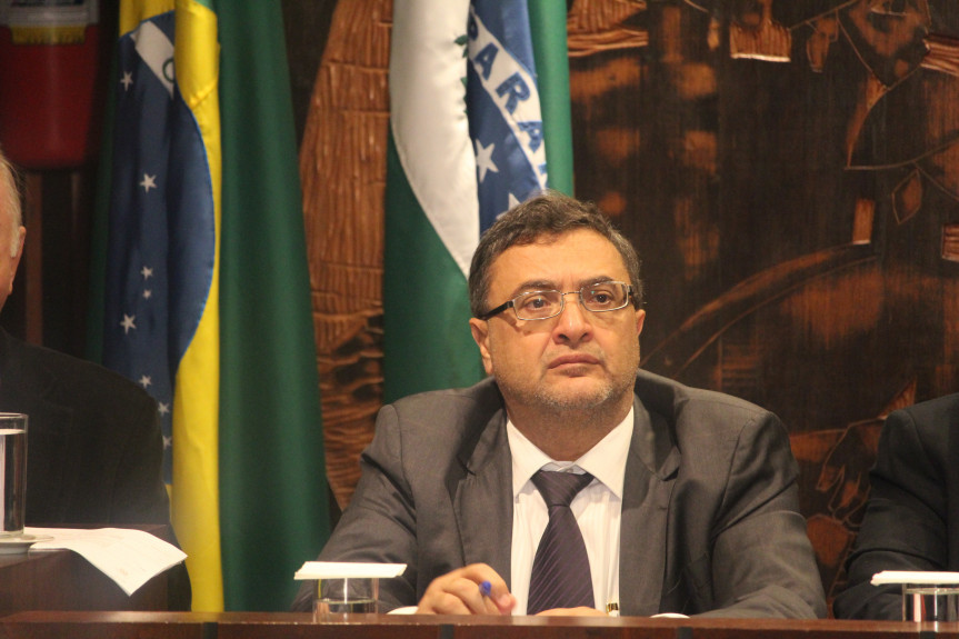 Deputado Michele Caputo (PSDB), coordenador da Frente Parlamentar do Coronavírus na Assembleia Legislativa do Paraná.