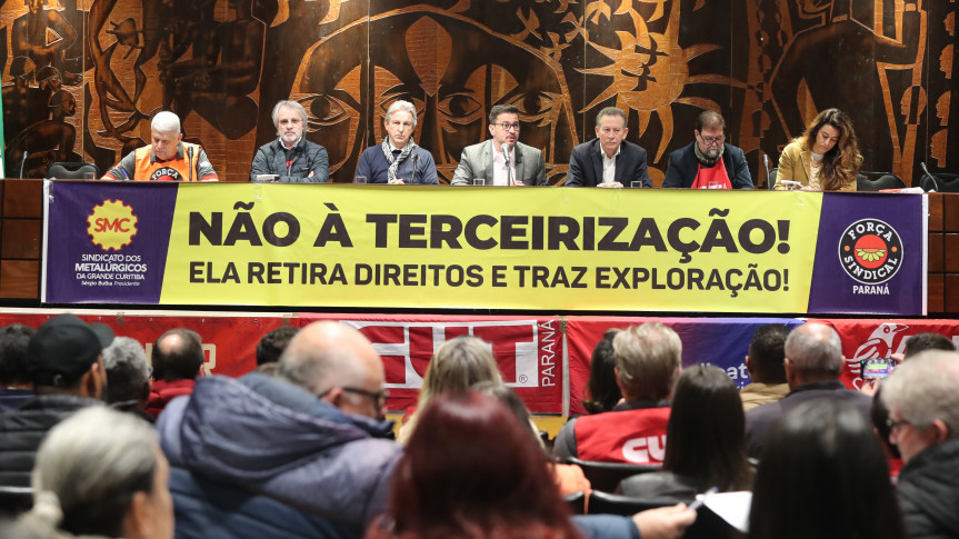 A audiência pública “Terceirização como forma de retirar direitos” foi realizada no último dia 11 de agosto.