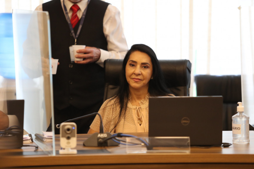 Deputada Cantora Mara Lima (PSC), presidente da Comissão de Defesa dos Direitos da Mulher da Assembleia Legislativa do Paraná.