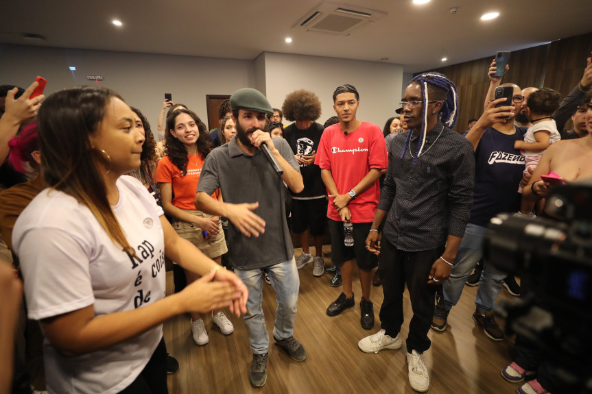 O Auditório Legislativo da Casa foi tomado por jovens que participaram do encontro realizado nesta quinta-feira (13).