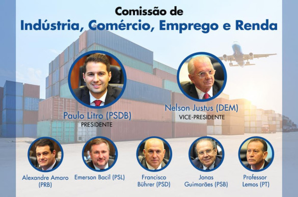 Indústria e Comércio terá impacto no combate ao desemprego, afirma deputado Paulo Litro